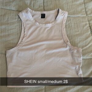 SHEIN Women's Light Pink Tank Top